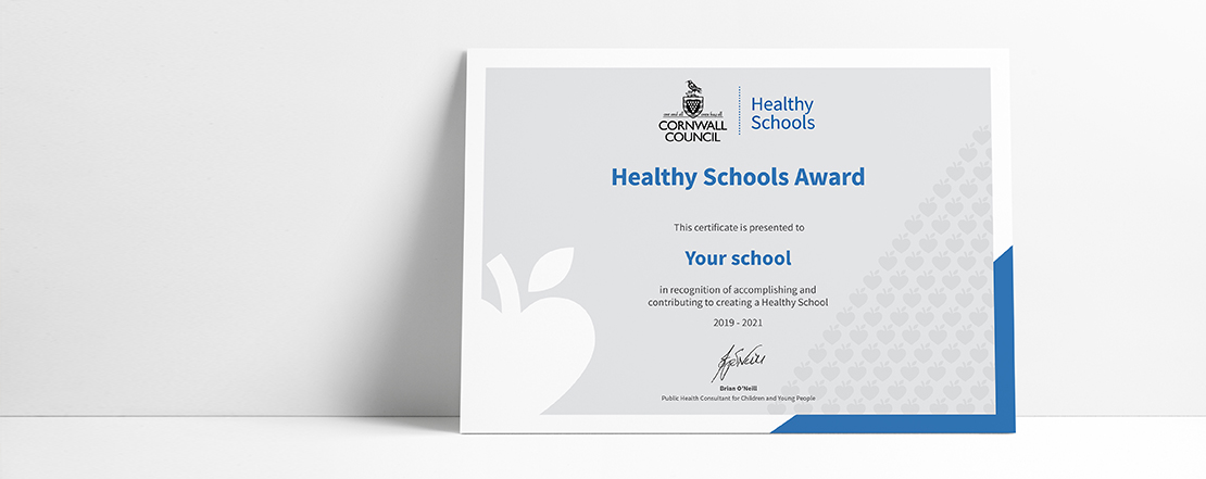 Healthy Schools Award: Food in Schools