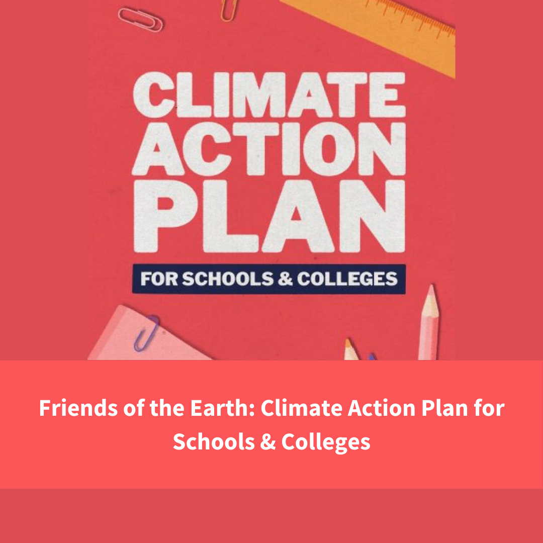 red box, text reads "climate action plan"