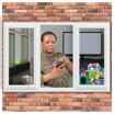 image of a woman staying at home