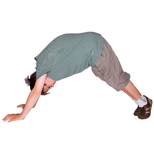 image of boy doing exercise