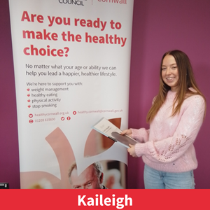 image of Kaileigh from the training team smiling at camera
