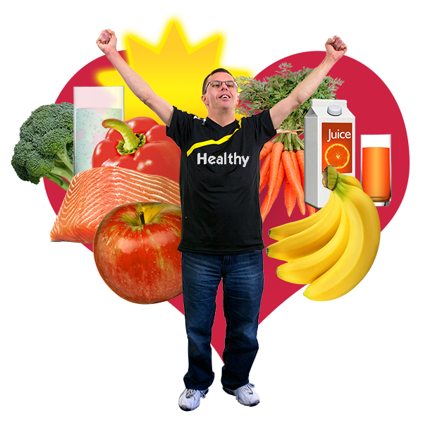 image of healthy person