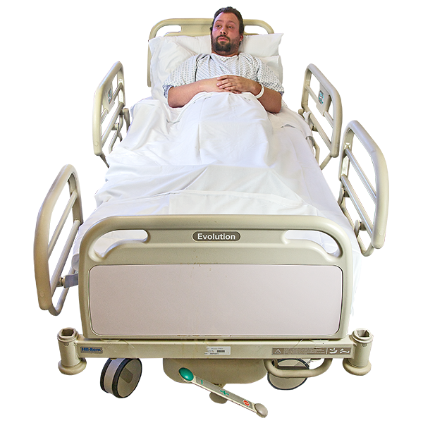 image of man in hospital