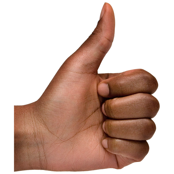 image of thumbs up