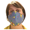 image of woman wearing mask