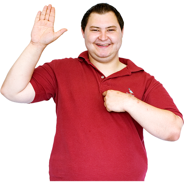 image of man signing me