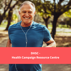 man running, text reads "campaign resource centre"
